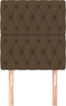 vidaXL - Hoofdborden - 2 - st - 80x7x78/88 - cm - stof - donkerbruin