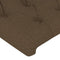 vidaXL - Hoofdborden - 2 - st - 80x7x78/88 - cm - stof - donkerbruin