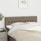vidaXL - Hoofdborden - 2 - st - 80x7x78/88 - cm - stof - taupe