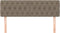 vidaXL - Hoofdborden - 2 - st - 80x7x78/88 - cm - stof - taupe