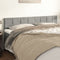 vidaXL - Hoofdborden - 2 - st - 90x5x78/88 - cm - fluweel - lichtgrijs