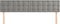 vidaXL - Hoofdborden - 2 - st - 90x5x78/88 - cm - fluweel - lichtgrijs