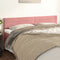 vidaXL - Hoofdborden - 2 - st - 90x5x78/88 - cm - fluweel - roze