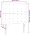 vidaXL - Hoofdborden - 2 - st - 90x5x78/88 - cm - fluweel - donkergrijs