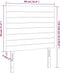 vidaXL - Hoofdborden - 2 - st - 90x5x78/88 - cm - fluweel - donkergroen