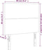 vidaXL - Hoofdborden - 2 - st - 90x5x78/88 - cm - fluweel - donkergroen