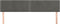 vidaXL - Hoofdborden - 2 - st - 90x5x78/88 - cm - fluweel - donkergrijs