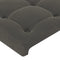 vidaXL - Hoofdborden - 2 - st - 90x5x78/88 - cm - fluweel - donkergrijs