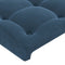 vidaXL - Hoofdborden - 2 - st - 90x5x78/88 - cm - fluweel - donkerblauw