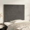 vidaXL - Hoofdborden - 2 - st - 90x5x78/88 - cm - fluweel - donkergroen