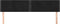 vidaXL - Hoofdborden - 2 - st - 90x5x78/88 - cm - fluweel - zwart