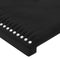 vidaXL - Hoofdborden - 2 - st - 90x5x78/88 - cm - fluweel - zwart