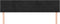 vidaXL - Hoofdborden - 2 - st - 90x5x78/88 - cm - fluweel - zwart