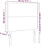 vidaXL - Hoofdborden - 2 - st - 90x5x78/88 - cm - kunstleer - grijs