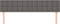 vidaXL - Hoofdborden - 2 - st - 90x5x78/88 - cm - kunstleer - grijs