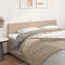 vidaXL - Hoofdborden - 2 - st - 90x5x78/88 - cm - kunstleer - cappuccinokleurig