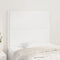 vidaXL - Hoofdborden - 2 - st - 90x5x78/88 - cm - kunstleer - wit