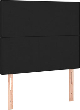 vidaXL - Hoofdborden - 2 - st - 90x5x78/88 - cm - kunstleer - zwart