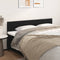vidaXL - Hoofdborden - 2 - st - 90x5x78/88 - cm - kunstleer - zwart