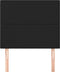 vidaXL - Hoofdborden - 2 - st - 90x5x78/88 - cm - kunstleer - zwart