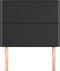 vidaXL - Hoofdborden - 2 - st - 90x5x78/88 - cm - kunstleer - zwart
