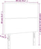 vidaXL - Hoofdborden - 2 - st - 90x5x78/88 - cm - kunstleer - zwart