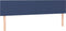 vidaXL - Hoofdborden - 2 - st - 90x5x78/88 - cm - stof - blauw