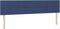 vidaXL - Hoofdborden - 2 - st - 90x5x78/88 - cm - stof - blauw