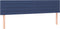 vidaXL - Hoofdborden - 2 - st - 90x5x78/88 - cm - stof - blauw