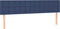 vidaXL - Hoofdborden - 2 - st - 90x5x78/88 - cm - stof - blauw