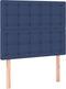 vidaXL - Hoofdborden - 2 - st - 90x5x78/88 - cm - stof - blauw