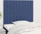 vidaXL - Hoofdborden - 2 - st - 90x5x78/88 - cm - stof - blauw