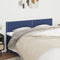vidaXL - Hoofdborden - 2 - st - 90x5x78/88 - cm - stof - blauw