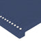 vidaXL - Hoofdborden - 2 - st - 90x5x78/88 - cm - stof - blauw