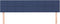 vidaXL - Hoofdborden - 2 - st - 90x5x78/88 - cm - stof - blauw
