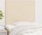 vidaXL - Hoofdborden - 2 - st - 90x5x78/88 - cm - stof - crèmekleurig