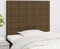 vidaXL - Hoofdborden - 2 - st - 90x5x78/88 - cm - stof - donkerbruin