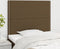 vidaXL - Hoofdborden - 2 - st - 90x5x78/88 - cm - stof - donkerbruin