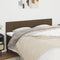 vidaXL - Hoofdborden - 2 - st - 90x5x78/88 - cm - stof - donkerbruin