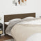 vidaXL - Hoofdborden - 2 - st - 90x5x78/88 - cm - stof - donkerbruin