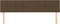 vidaXL - Hoofdborden - 2 - st - 90x5x78/88 - cm - stof - donkerbruin