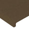 vidaXL - Hoofdborden - 2 - st - 90x5x78/88 - cm - stof - donkerbruin
