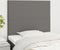 vidaXL - Hoofdborden - 2 - st - 90x5x78/88 - cm - stof - donkergrijs