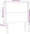 vidaXL - Hoofdborden - 2 - st - 90x5x78/88 - cm - stof - donkergrijs