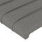 vidaXL - Hoofdborden - 2 - st - 90x5x78/88 - cm - stof - donkergrijs