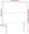 vidaXL - Hoofdborden - 2 - st - 90x5x78/88 - cm - stof - donkergrijs