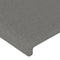 vidaXL - Hoofdborden - 2 - st - 90x5x78/88 - cm - stof - donkergrijs