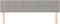 vidaXL - Hoofdborden - 2 - st - 90x5x78/88 - cm - stof - lichtgrijs