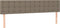 vidaXL - Hoofdborden - 2 - st - 90x5x78/88 - cm - stof - taupe