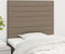 vidaXL - Hoofdborden - 2 - st - 90x5x78/88 - cm - stof - taupe